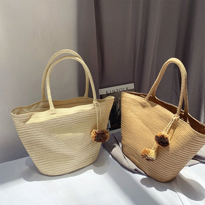 Bolso Tejido de Gran Capacidad para Mujer - Image 12
