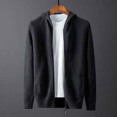 Suéter Hoodie con Cierre para Hombre - Diseño Moderno Liso - Image 8