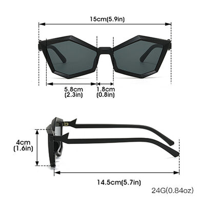 Gafas de Moda Rhombus Polygon - Image 12