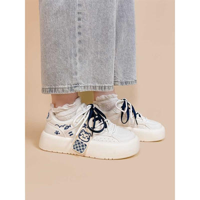 Zapatillas Deportivas Niña Diseño Kawaii Pan Tostado - Image 4