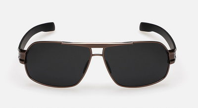 Gafas de Sol Polarizadas para Hombre - Diseño Cuadrado Metálico - Image 8