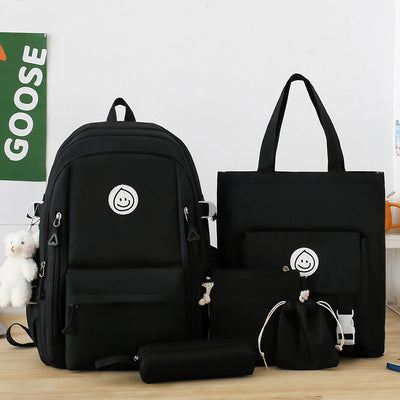 Mochila Escolar de 5 Piezas para Estudiantes - Image 11