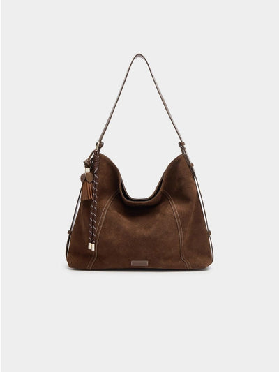Bolso Crossbody Vintage de Ante Aterciopelado - Gran Capacidad para Otoño e Invierno - Image 8