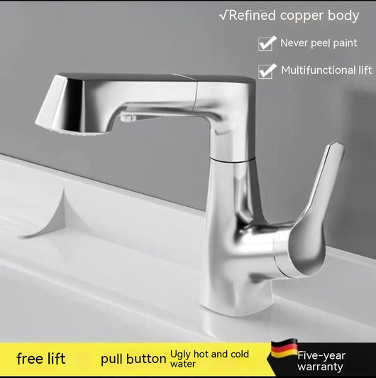 Grifo Extraíble para Lavabo de Baño Ajustable - Image 3