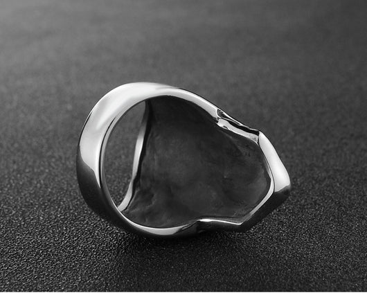 Anillo de Calavera Punk para Hombre - Estilo Rebelde - Image 3