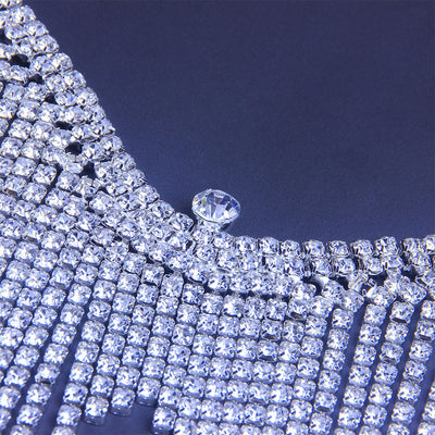 Cadena Corporal de Strass con Borlas para Fiesta y Noche - Image 5