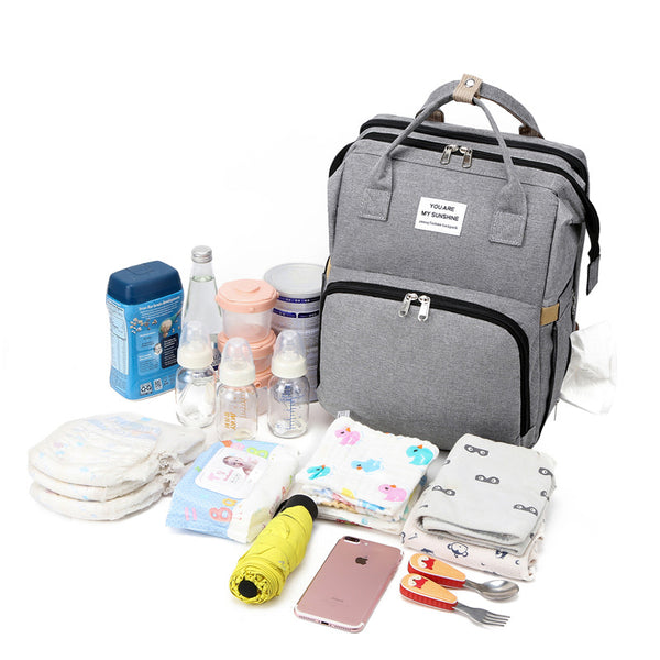 Bolsa Multifuncional Grande para Mamá e Hijo - Mochila de Viaje con Amplia Capacidad