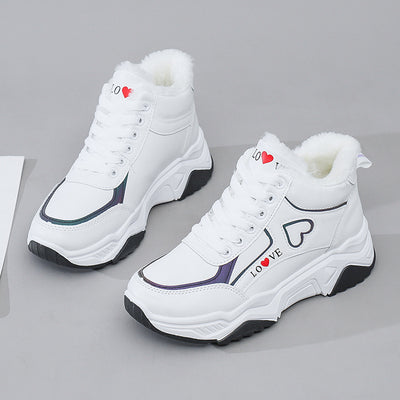 Zapatillas Deportivas Altas de Algodón y Cachemir para Mujer - Image 5