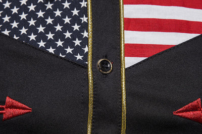 Camisa Vaquera Bordada de Manga Larga para Hombre - Estilo Western - Image 2