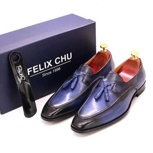Zapatos Casuales de Cuero para Hombre con Borlas - Estilo Ejecutivo - Image 9