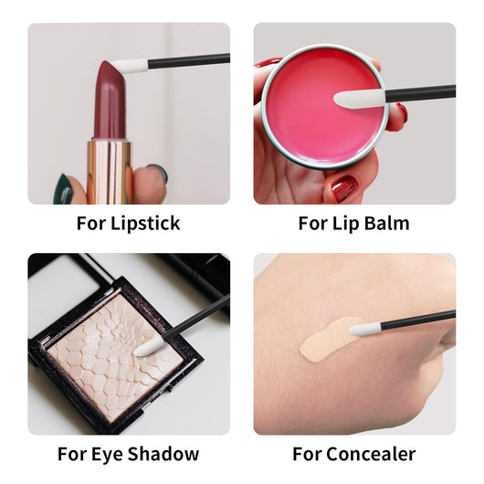 Aplicadores Desechables para Labios 200-500 Piezas | Pinceles Libres de Pelusa para Labial y Gloss - Image 16