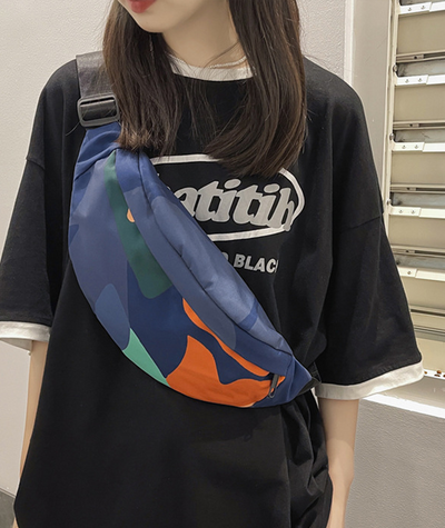 Bolsa Pecho Hombre Estampada Casual Moderna - Image 9