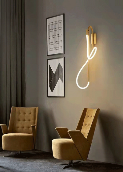 Lámpara de Pared LED Musical Note - Lujo Minimalista para Dormitorio y Sala de Estar - Image 11
