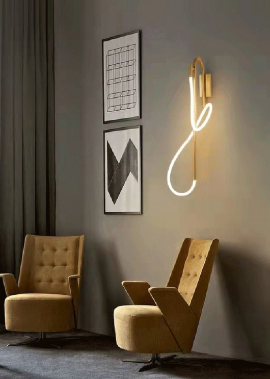 Lámpara de Pared LED Musical Note - Lujo Minimalista para Dormitorio y Sala de Estar - Image 11