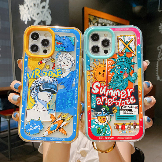 Funda para Celular con Diseño Doodle Caricatura Personalizado