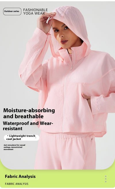 Chaqueta Deportiva Impermeable Ultraligera con Capucha - Image 12