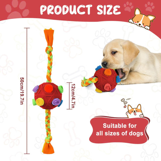 Pelota Interactiva de Olfato para Perros - Juguete Puzzle IQ Resistente a Mordidas - Image 2