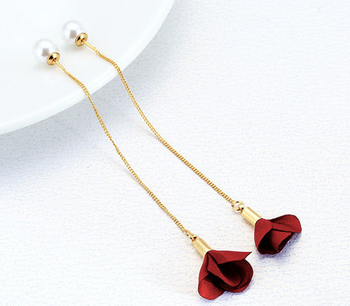 Aretes de Perla con Borlas Elegantes - Image 13
