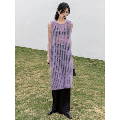 Suéter Hueco de Cuello Redondo para Mujer - Diseño Moderno - Image 12