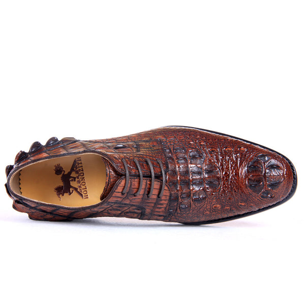 Zapatos de Cuero Elegantes para Hombre Estilo Coreano