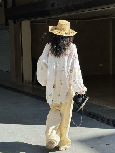Camisa Resort Francesa con Bordado 3D - Estilo Verano - Image 11