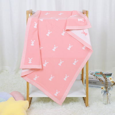 Manta Tejida de Algodón con Diseño Infantil Adorable Protección Contra el Viento - Image 8