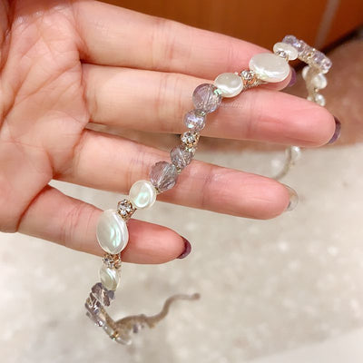 Diadema de Hada del Bosque con Pasadores de Strass Delicados - Image 2