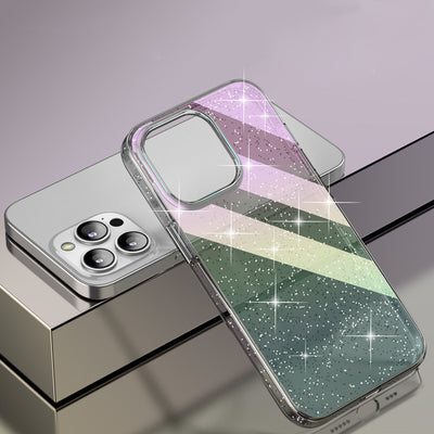 Funda Transparente con Brillo Espejo para Teléfono - Protección Completa