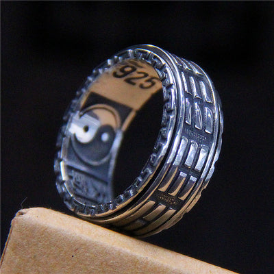 Anillo Plata Esterlina Yin Yang Pez - Universo y Armonía - Image 3