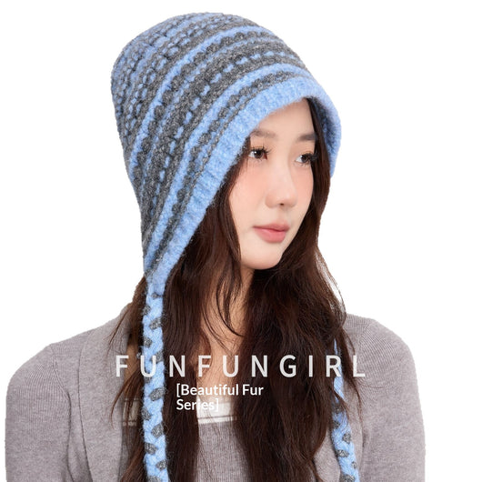 Gorro Tejido Retro para Mujer - Calidez en Lana Premium - Image 5