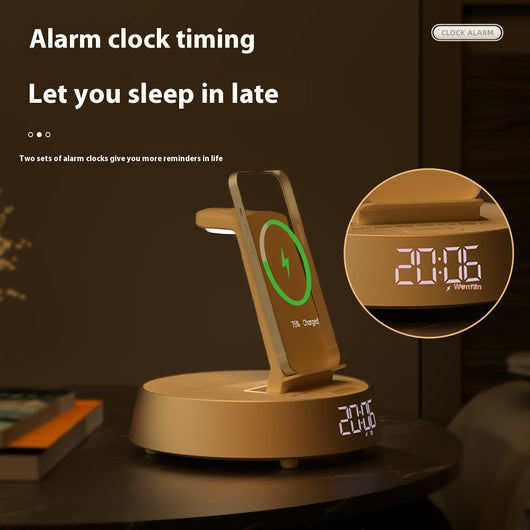 Reloj Despertador Inteligente con Altavoz Bluetooth y Auriculares Inalámbricos - Image 4