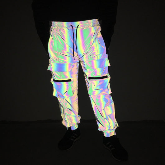Overol Reflectante Multibolsillos con Diseño Colorido