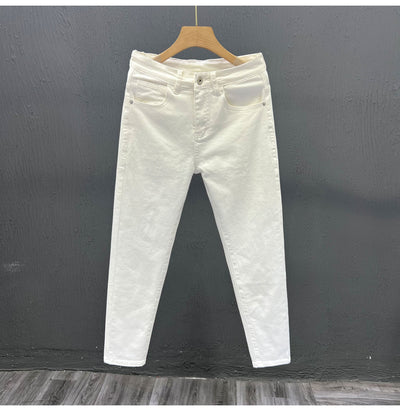 Pantalones Jeans Blancos Casuales para Hombre - Estilo Moderno y Versátil - Image 13