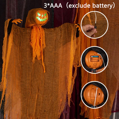 Decoraciones Halloween: Fantasmas y Calabazas Luminosas para Fiestas - Image 2
