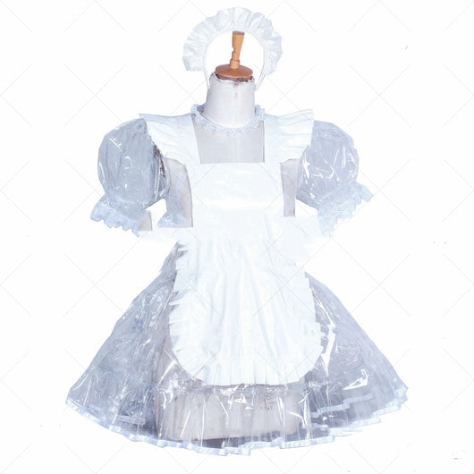 Disfraz de Sirvienta PVC Transparente Sensual - Image 6