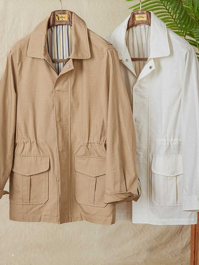 Chaqueta Casual de Algodón con Cordón - Transpirable y Versátil para Exteriores - Image 10
