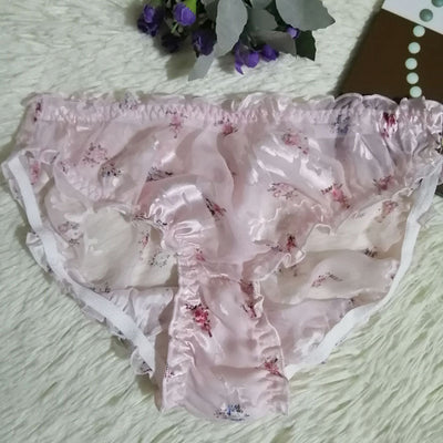 Braguitas Sexy de Seda Translúcida Triángulo para Mujer - Image 24