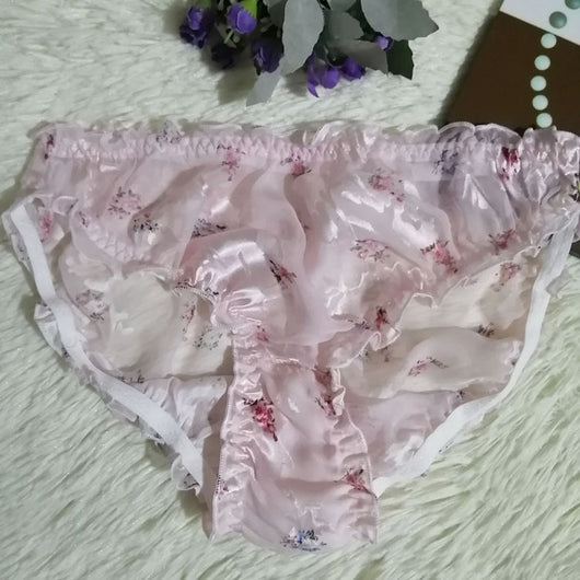 Braguitas Sexy de Seda Translúcida Triángulo para Mujer - Image 24