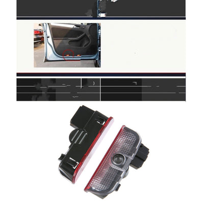 Luz de Bienvenida LED con Proyección para Puertas Volkswagen - Image 9