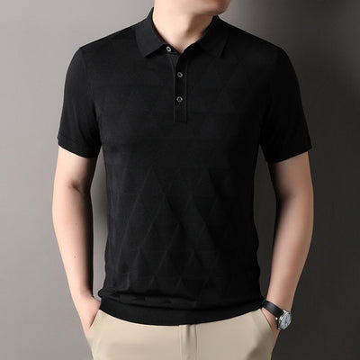Camiseta Manga Corta Hombre Ice Silk Transpirable Secado Rápido - Image 4