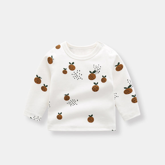 Camiseta Manga Larga de Algodón Orgánico para Niño