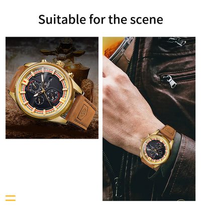 Reloj Automático Mecánico para Hombre con Calendario Semanal y Resistencia al Agua 30M - Image 7
