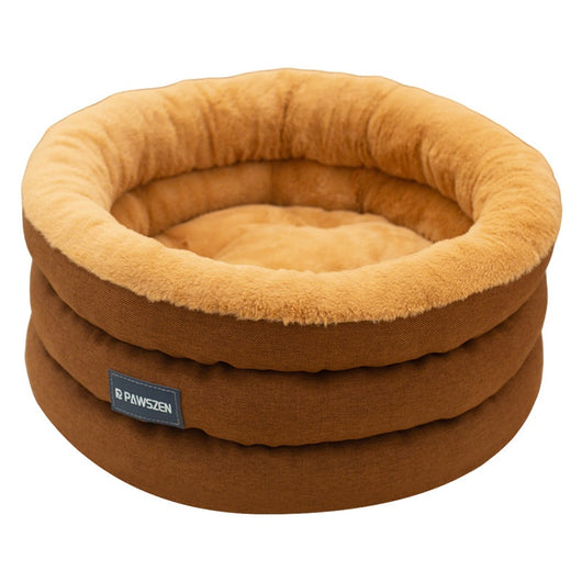 Cama Redonda para Mascotas Acolchada Invierno Tamaño Grande - Image 5