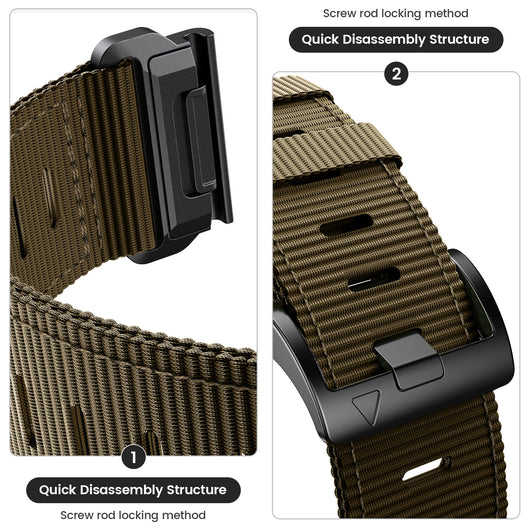 Correa de Reloj Nylon Tejido con Cierre Rápido - Image 3