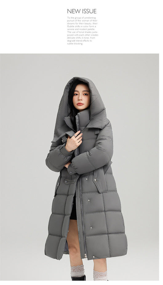Abrigo Elegante Ajustado de Largo Medio para Mujer - Image 17