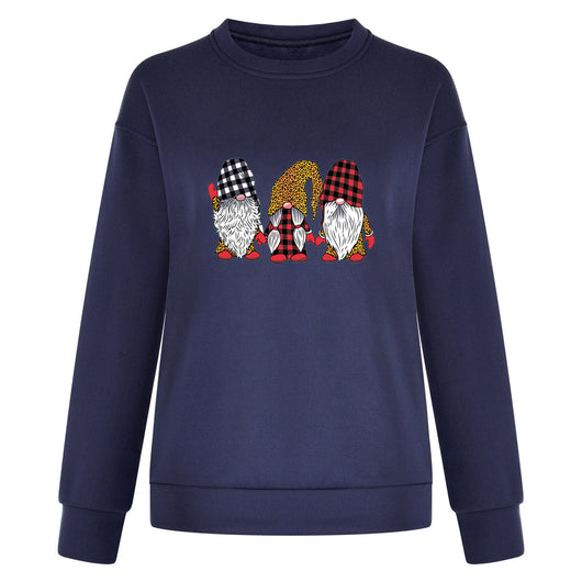 Suéter Navideño Estampado Holgado Talla Grande para Mujer - Image 7