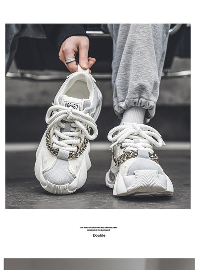 Tenis Casuales Elevados para Hombre con Suela Gruesa - Image 9