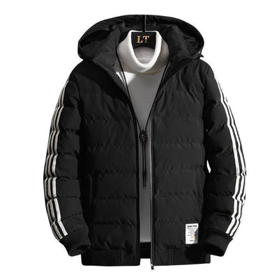 Abrigo Acolchado de Algodón para Hombre Estilo Coreano Invierno - Image 12