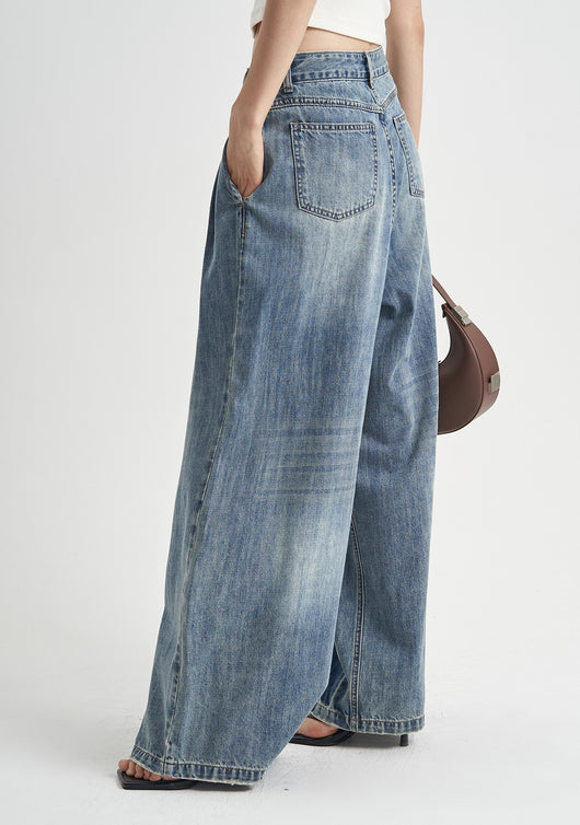 Jeans Sueltos Desteñidos para Otoño - Estilo Casual Moderno - Image 12