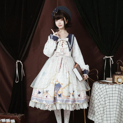 Vestido Lolita Victoriano Elegante con Detalles de Mariposa - Image 8